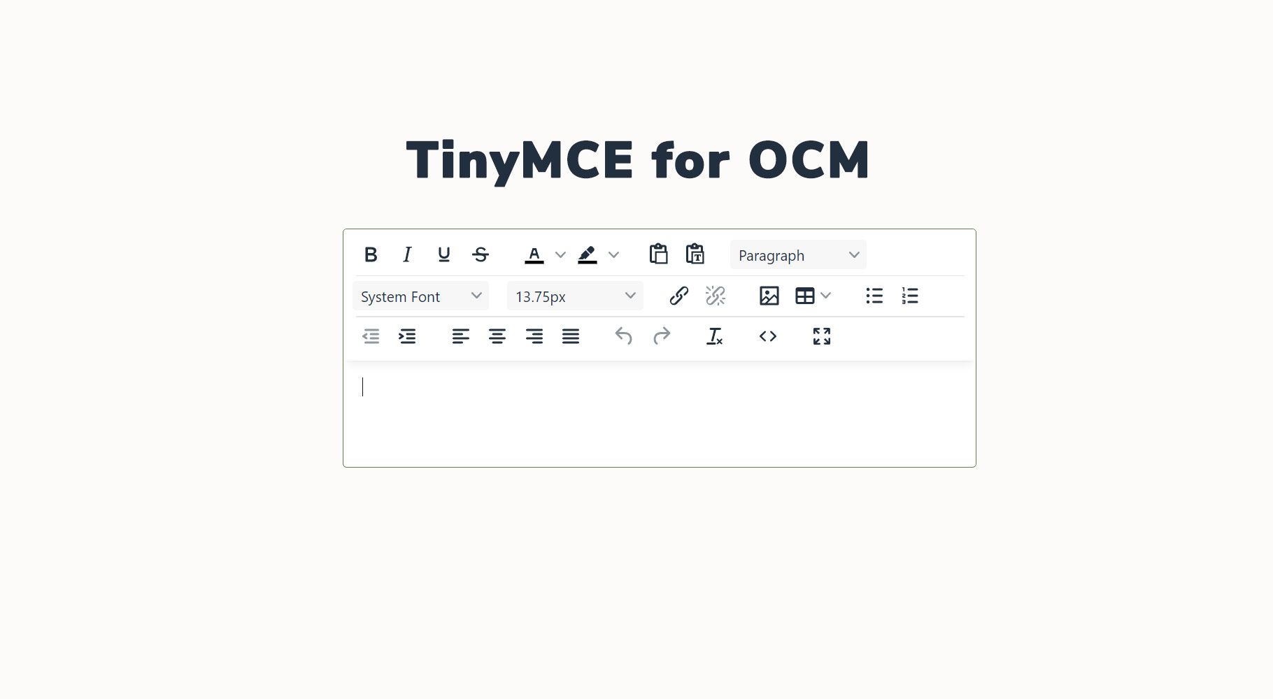 TinyMCE Text Editor – Help Center