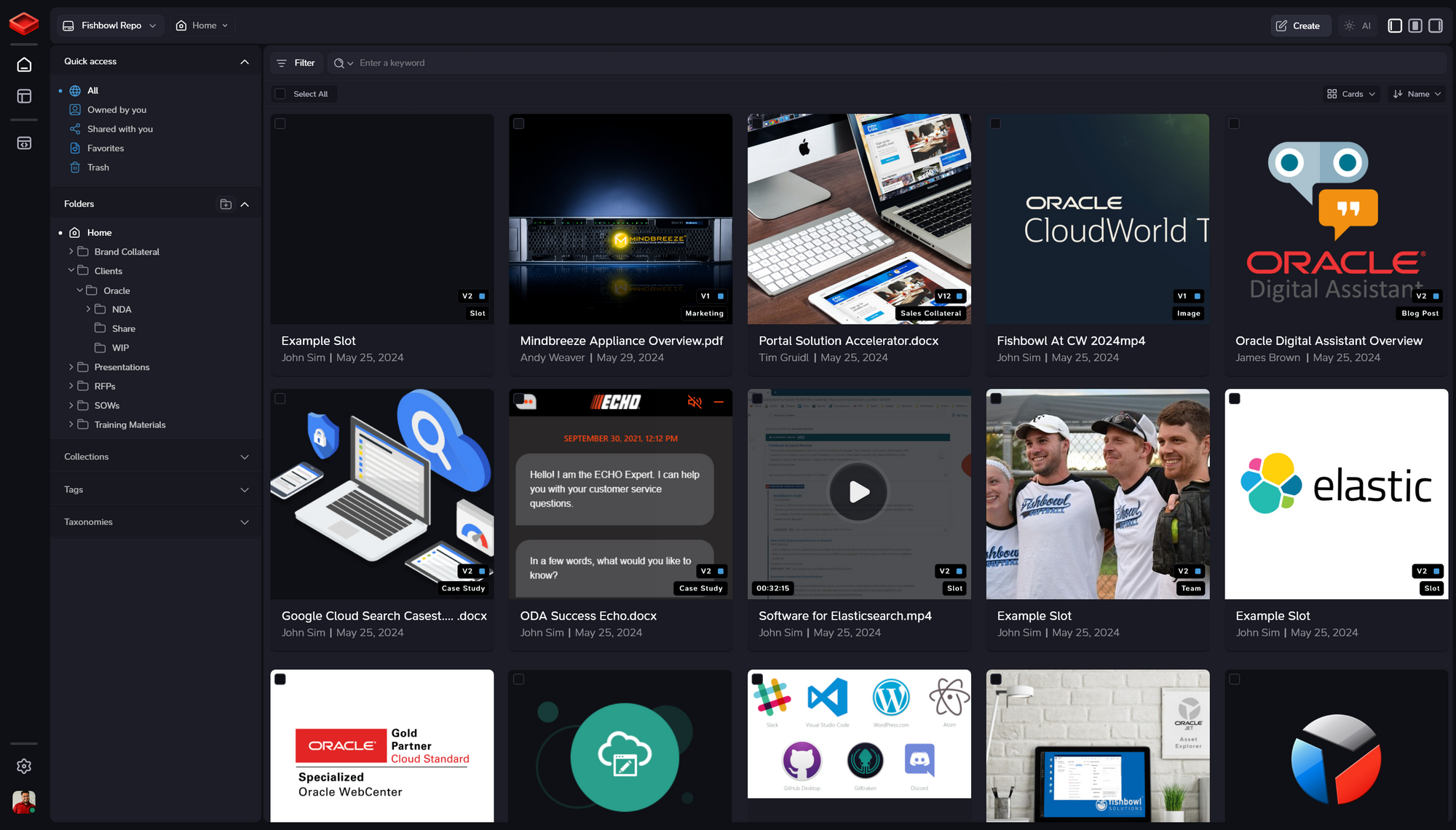 The WebCenter Content Video Creation Platform for teams