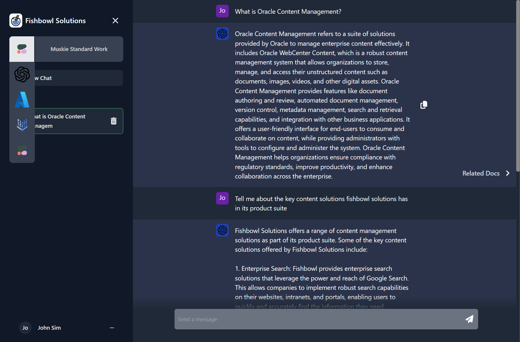 New WebCenter Content Gen AI Capabilities