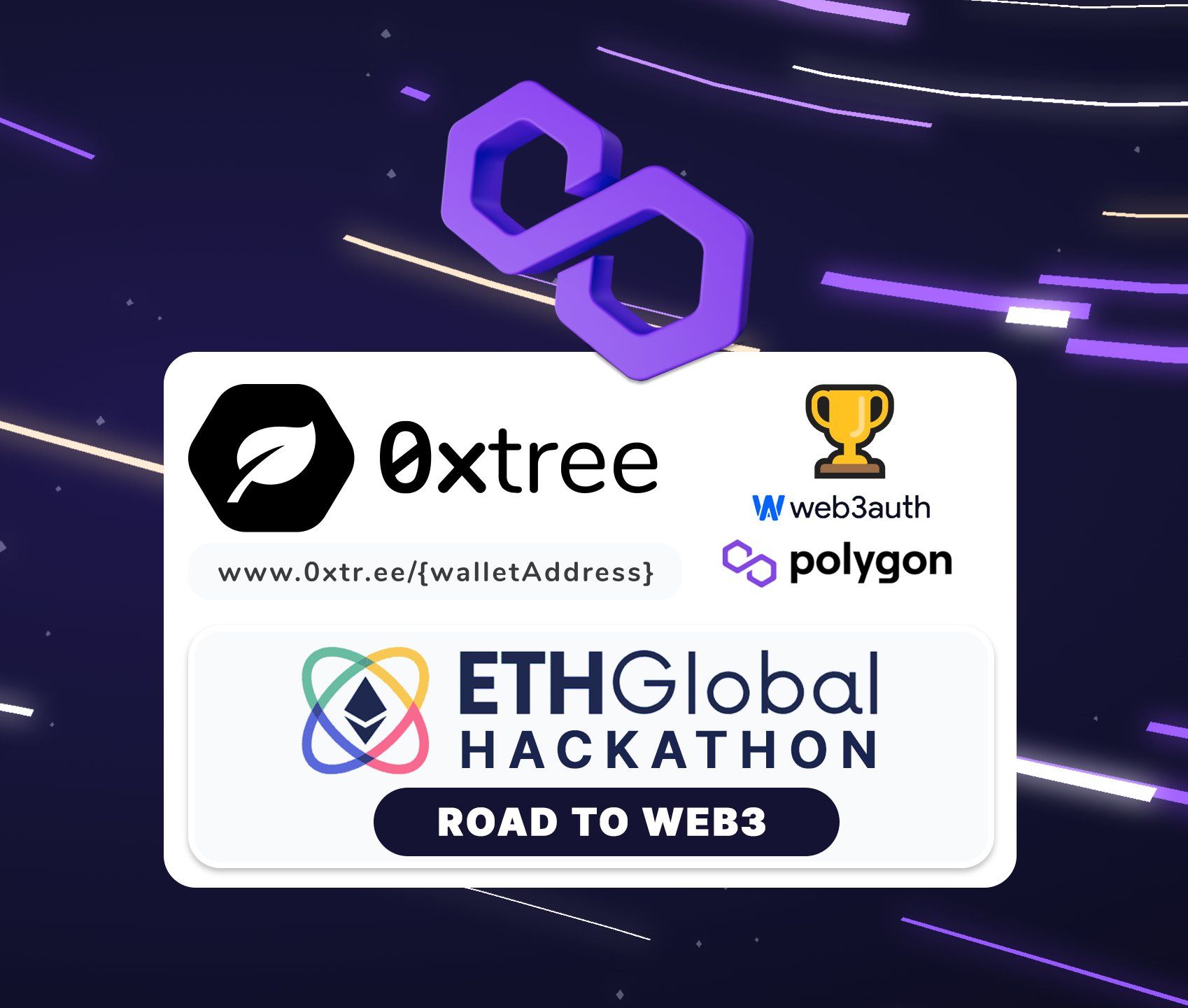 ETHGlobal "Road To Web3" Blockchain Hackathon Winners.