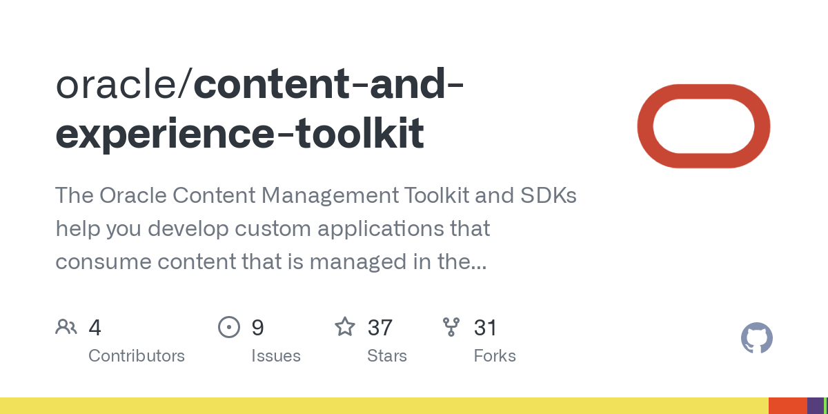 How To: Setting up the Oracle Content  Management Toolkit