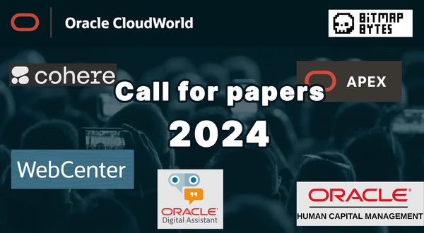 Oracle CloudWorld 2024 - Call for Papers