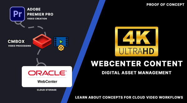 Managing 4k Video Workflows for WebCenter Content