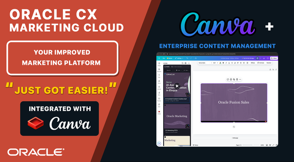 Oracle CX Cloud, CM Box & Canva.com integration - coming soon..